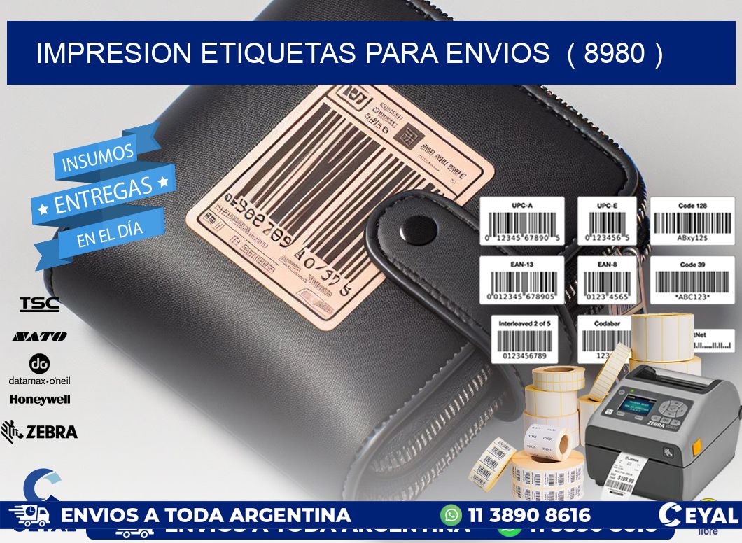 impresion etiquetas para envios ( 8980 )