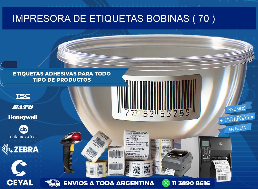 impresora de etiquetas bobinas ( 70 )