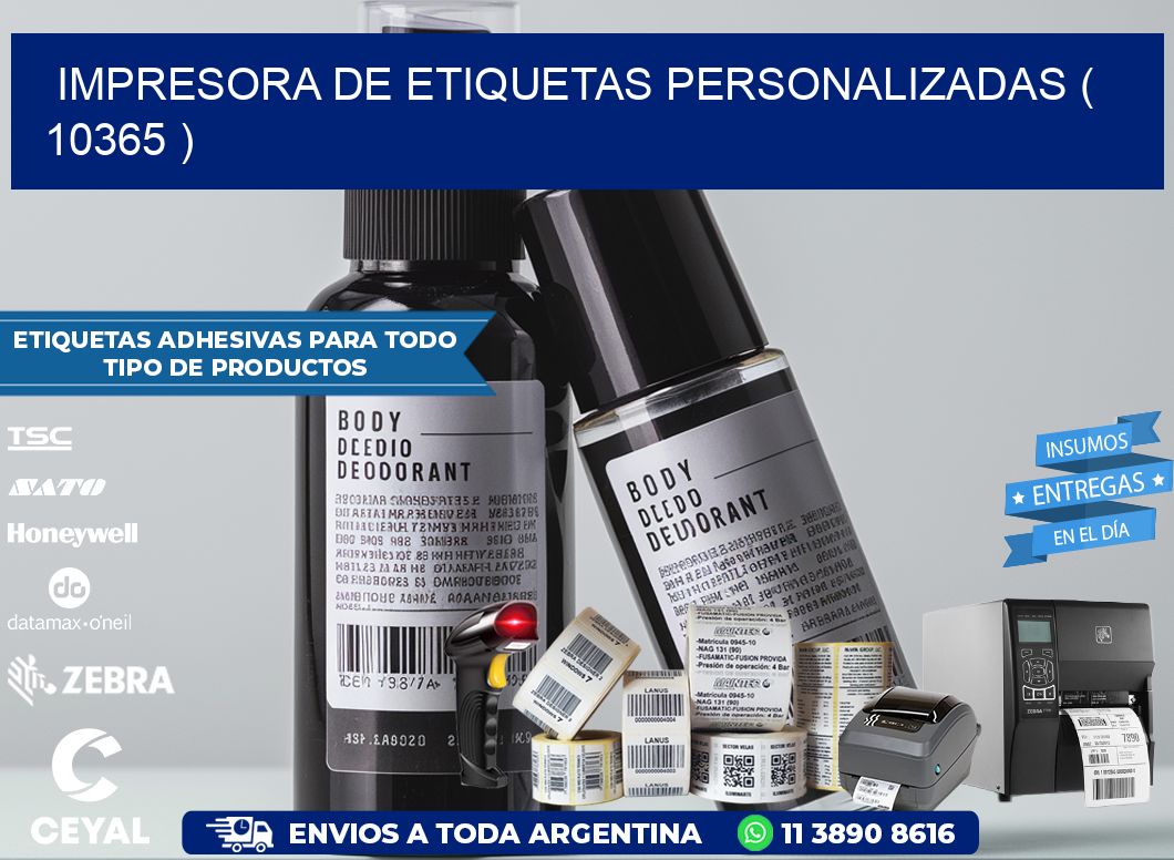 impresora de etiquetas personalizadas ( 10365 )