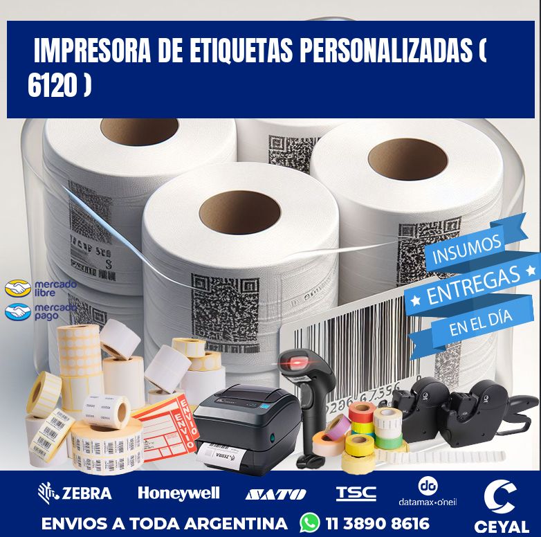 impresora de etiquetas personalizadas ( 6120 )