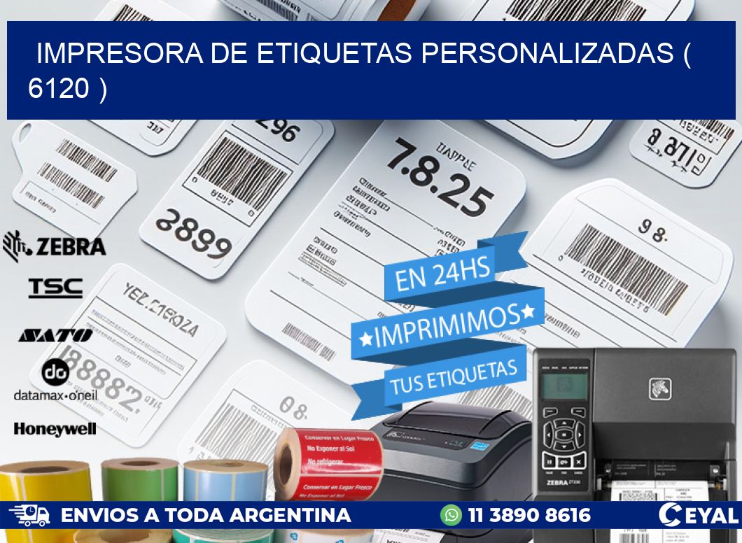 impresora de etiquetas personalizadas ( 6120 )