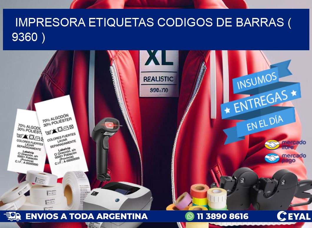 impresora etiquetas codigos de barras ( 9360 )