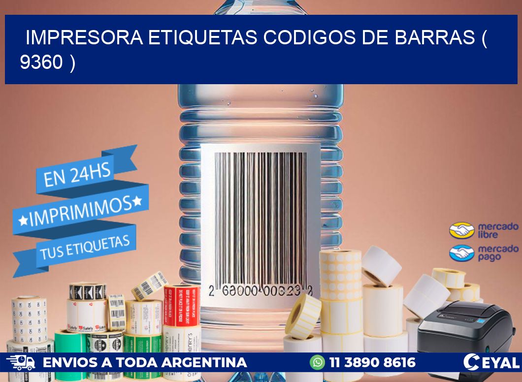 impresora etiquetas codigos de barras ( 9360 )