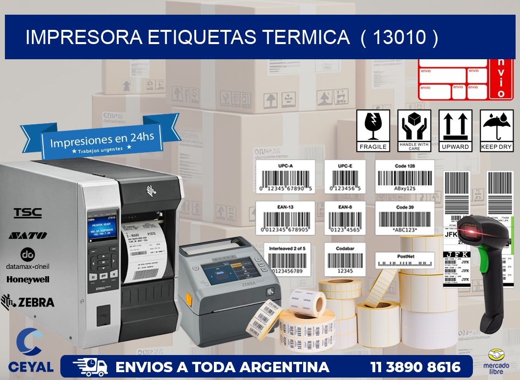impresora etiquetas termica  ( 13010 )