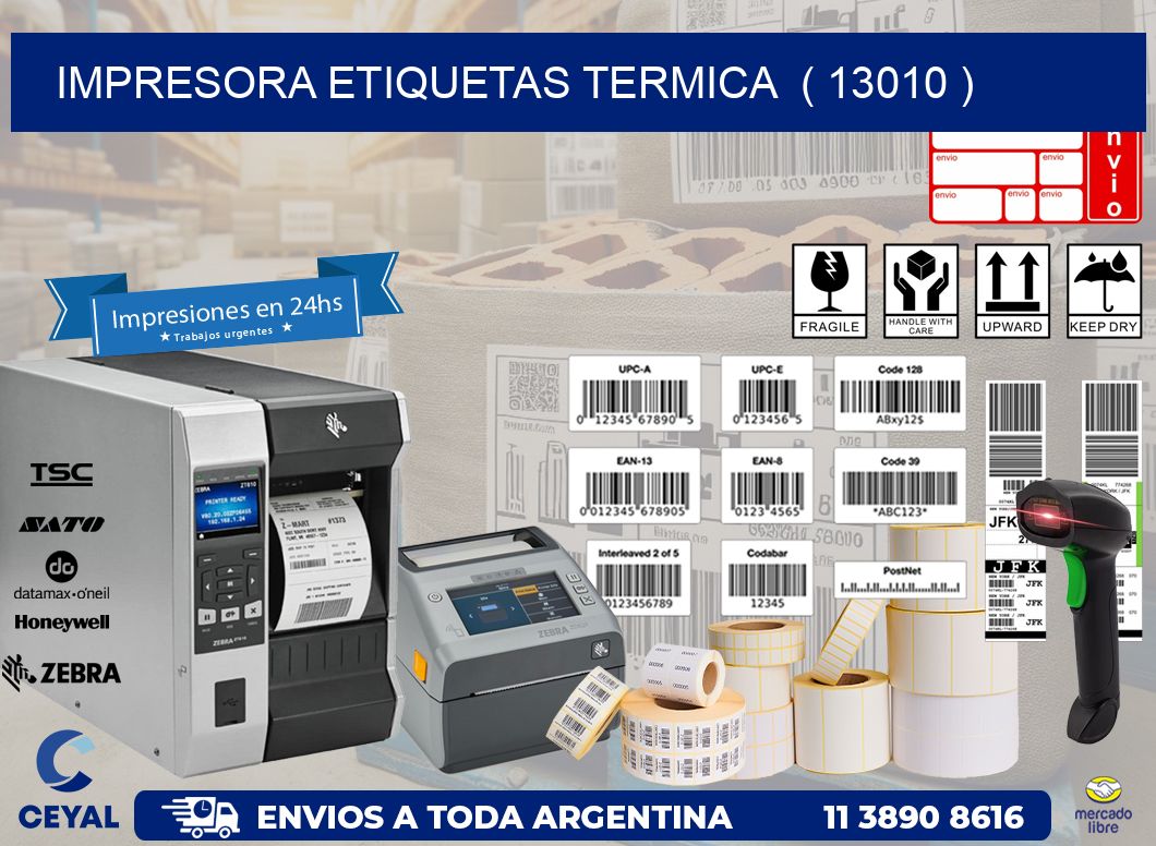 impresora etiquetas termica  ( 13010 )