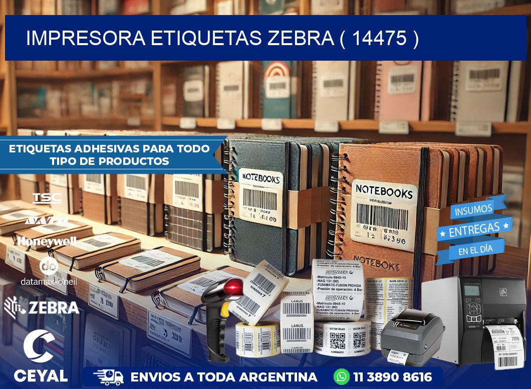 impresora etiquetas zebra ( 14475 )