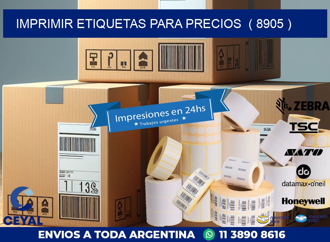 imprimir etiquetas para precios ( 8905 )