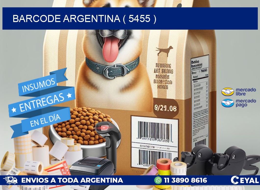 BARCODE ARGENTINA ( 5455 )