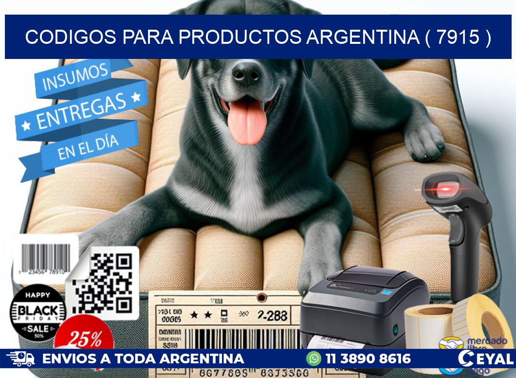 CODIGOS PARA PRODUCTOS ARGENTINA ( 7915 )