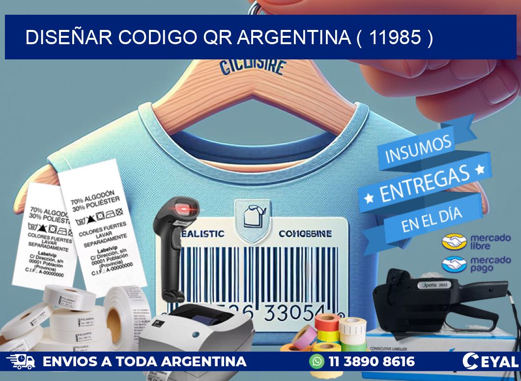 DISEÑAR CODIGO QR ARGENTINA ( 11985 )