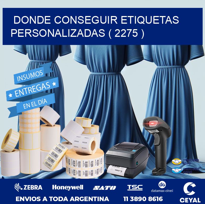 DONDE CONSEGUIR ETIQUETAS PERSONALIZADAS ( 2275 )
