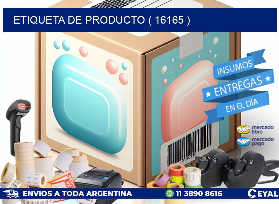 ETIQUETA DE PRODUCTO ( 16165 )