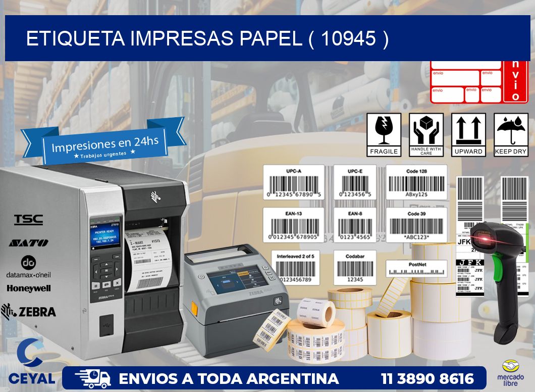 ETIQUETA IMPRESAS PAPEL ( 10945 )