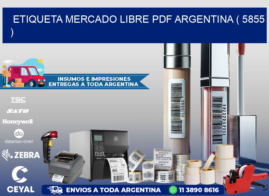 ETIQUETA MERCADO LIBRE PDF ARGENTINA ( 5855 )