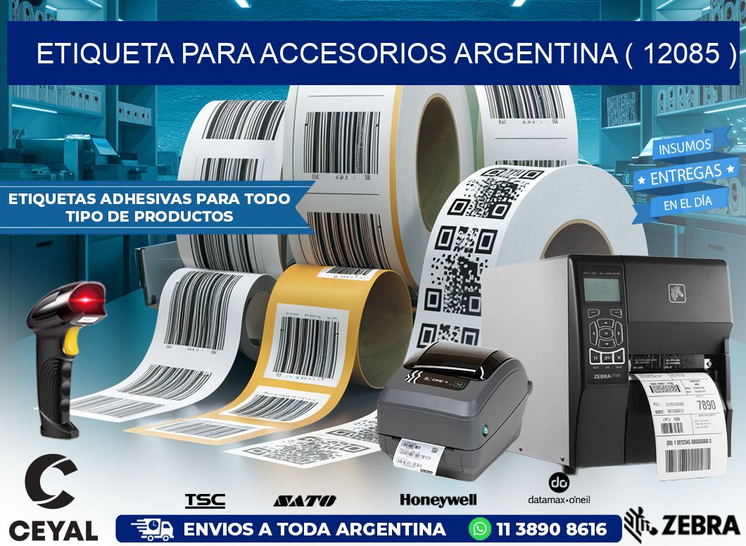 ETIQUETA PARA ACCESORIOS ARGENTINA ( 12085 )
