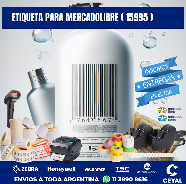 ETIQUETA PARA MERCADOLIBRE ( 15995 )