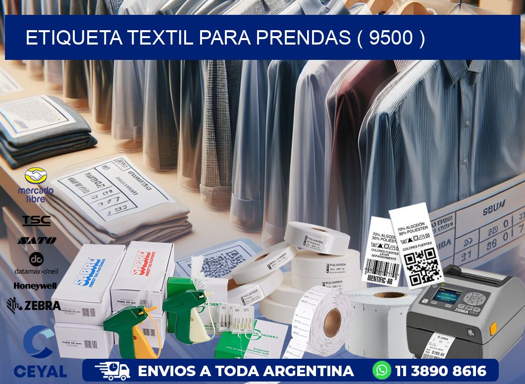 ETIQUETA TEXTIL PARA PRENDAS ( 9500 )