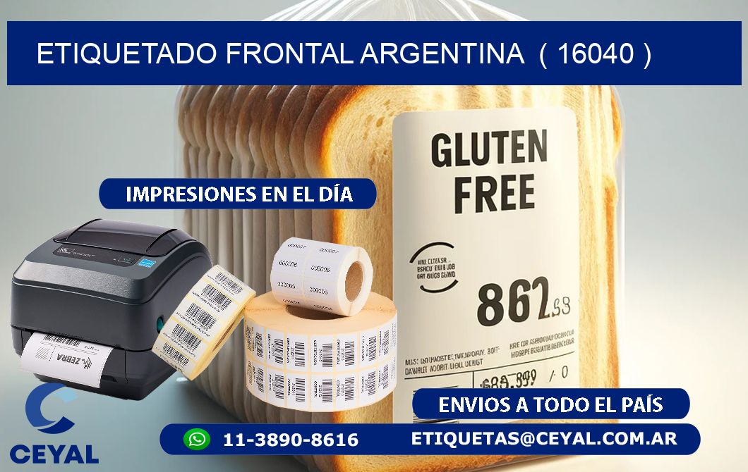 ETIQUETADO FRONTAL ARGENTINA  ( 16040 )