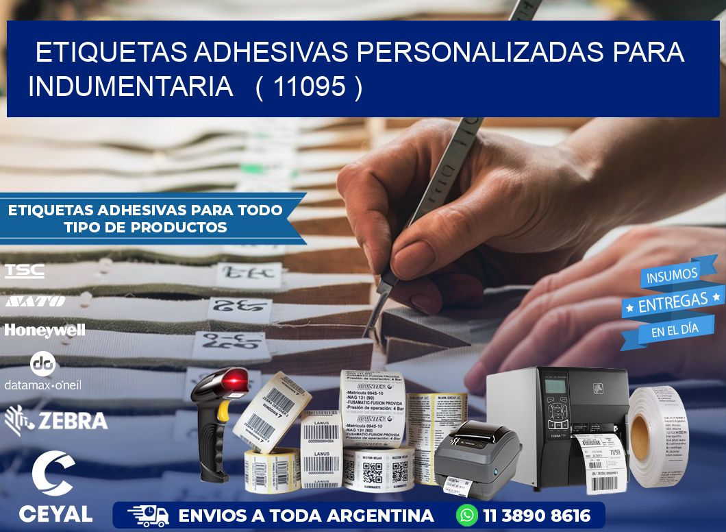 ETIQUETAS ADHESIVAS PERSONALIZADAS PARA INDUMENTARIA   ( 11095 )