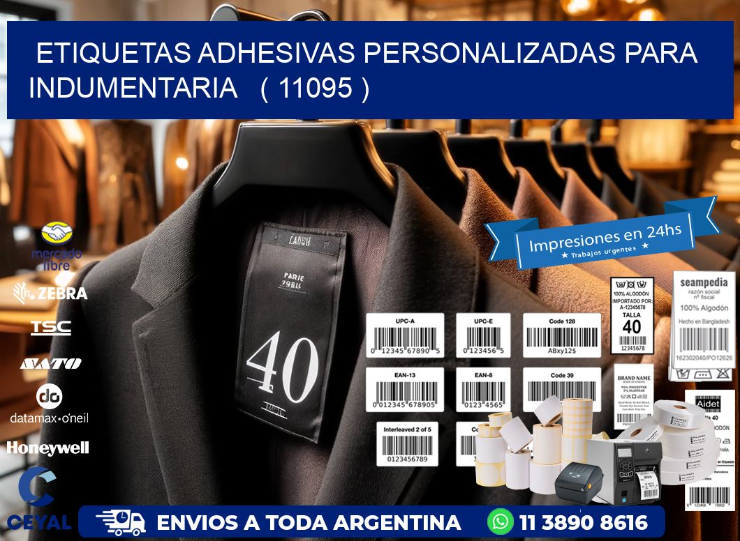 ETIQUETAS ADHESIVAS PERSONALIZADAS PARA INDUMENTARIA   ( 11095 )