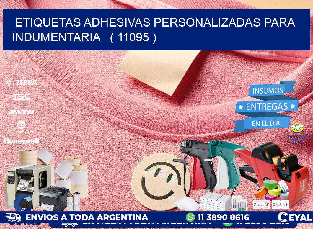 ETIQUETAS ADHESIVAS PERSONALIZADAS PARA INDUMENTARIA   ( 11095 )
