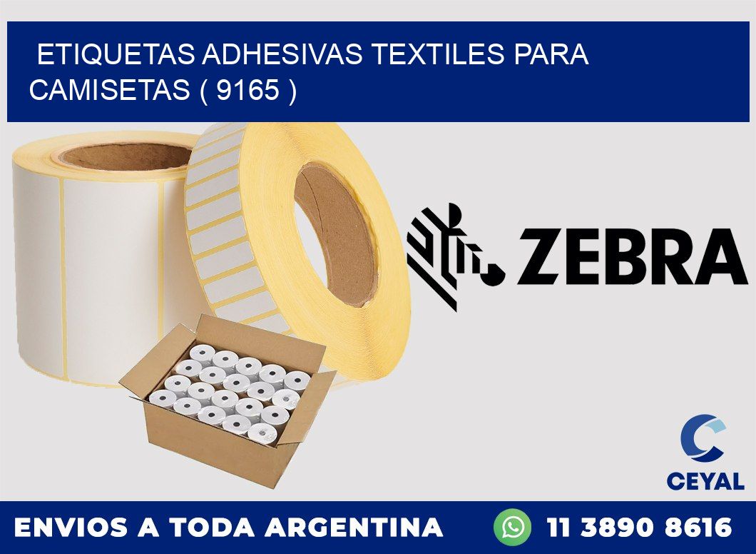 ETIQUETAS ADHESIVAS TEXTILES PARA CAMISETAS ( 9165 )