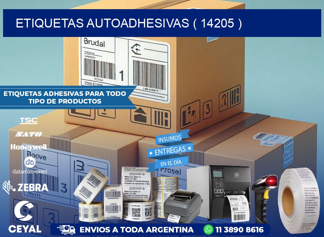 ETIQUETAS AUTOADHESIVAS ( 14205 )