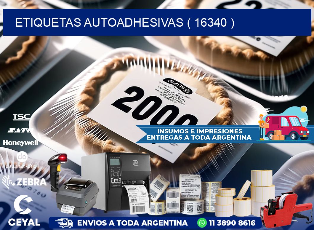 ETIQUETAS AUTOADHESIVAS ( 16340 )