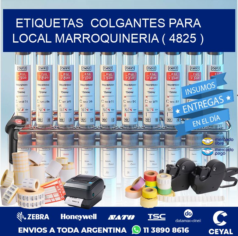 ETIQUETAS  COLGANTES PARA LOCAL MARROQUINERIA ( 4825 )