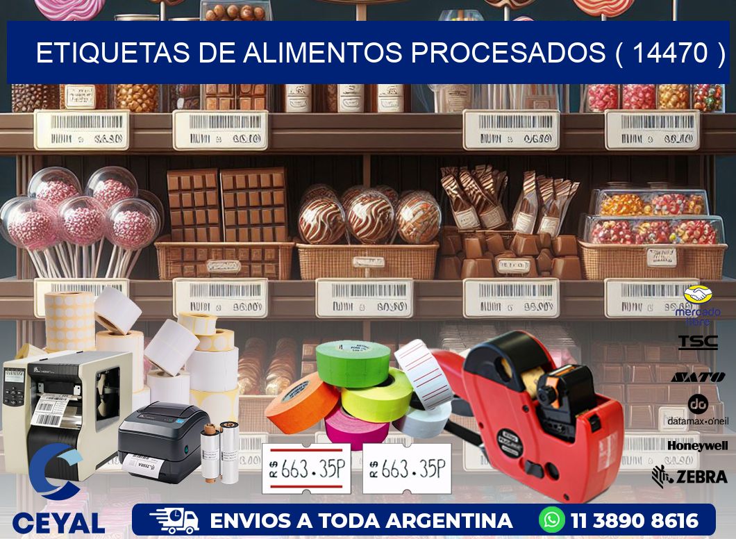 ETIQUETAS DE ALIMENTOS PROCESADOS ( 14470 )
