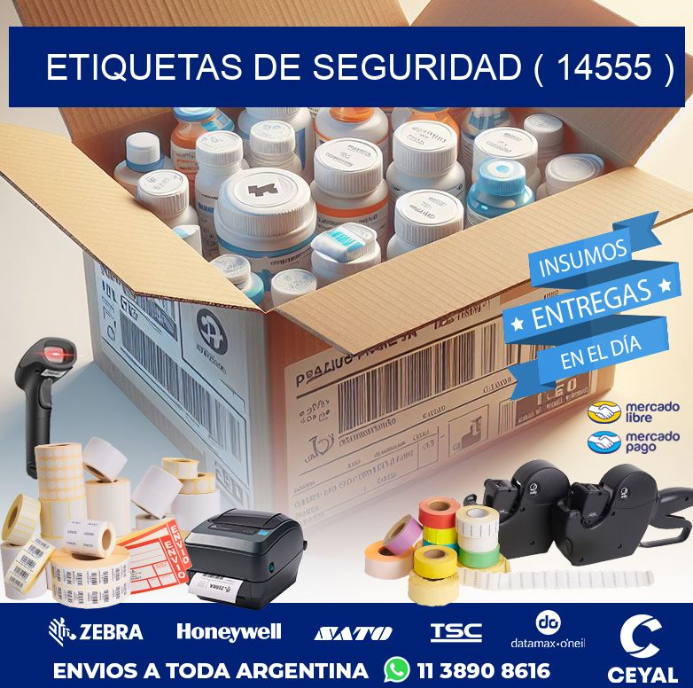 ETIQUETAS DE SEGURIDAD ( 14555 )
