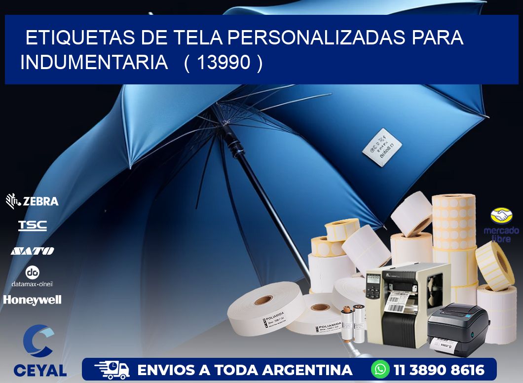 ETIQUETAS DE TELA PERSONALIZADAS PARA INDUMENTARIA ( 13990 )