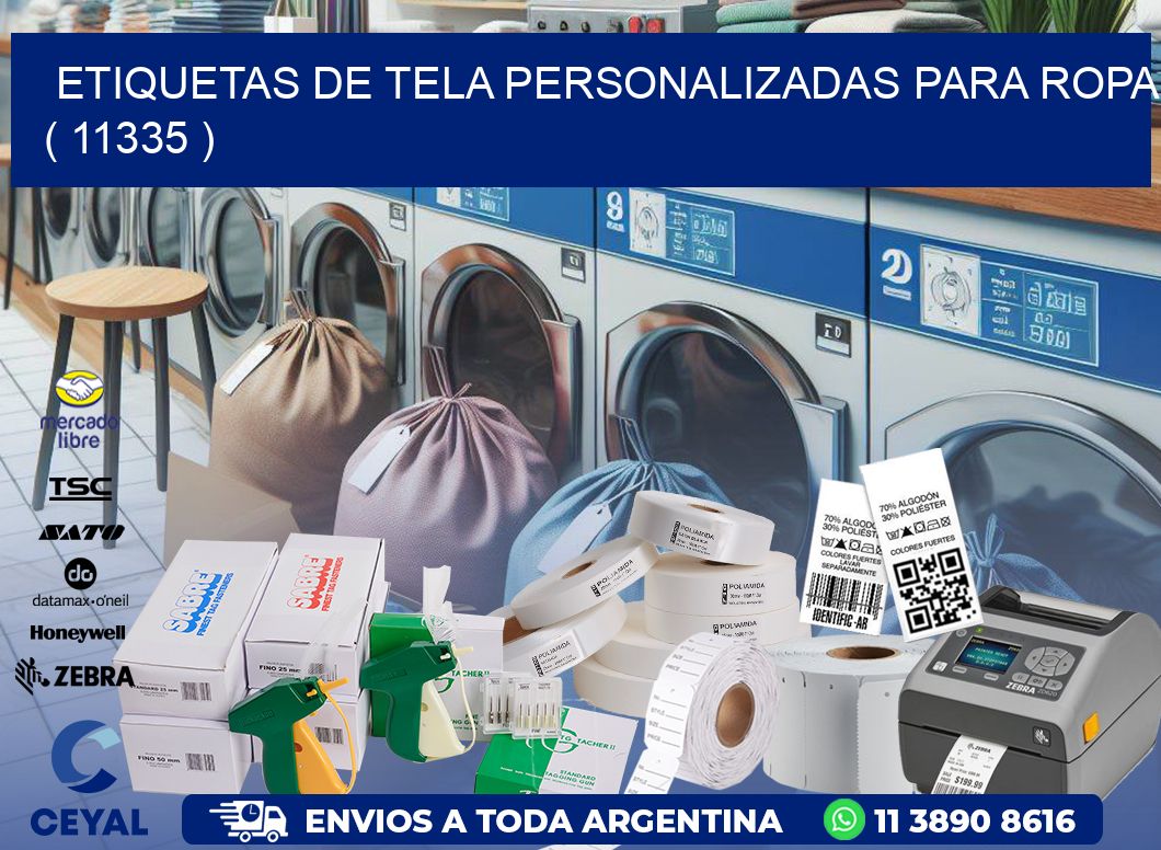 ETIQUETAS DE TELA PERSONALIZADAS PARA ROPA ( 11335 )