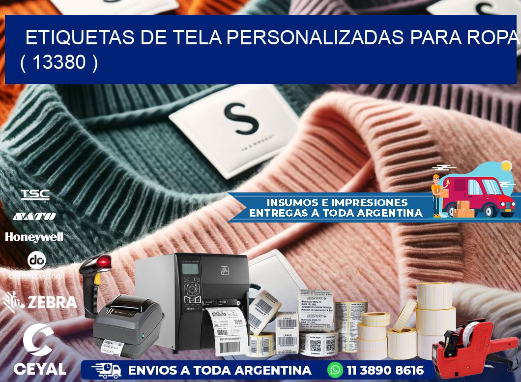 ETIQUETAS DE TELA PERSONALIZADAS PARA ROPA ( 13380 )