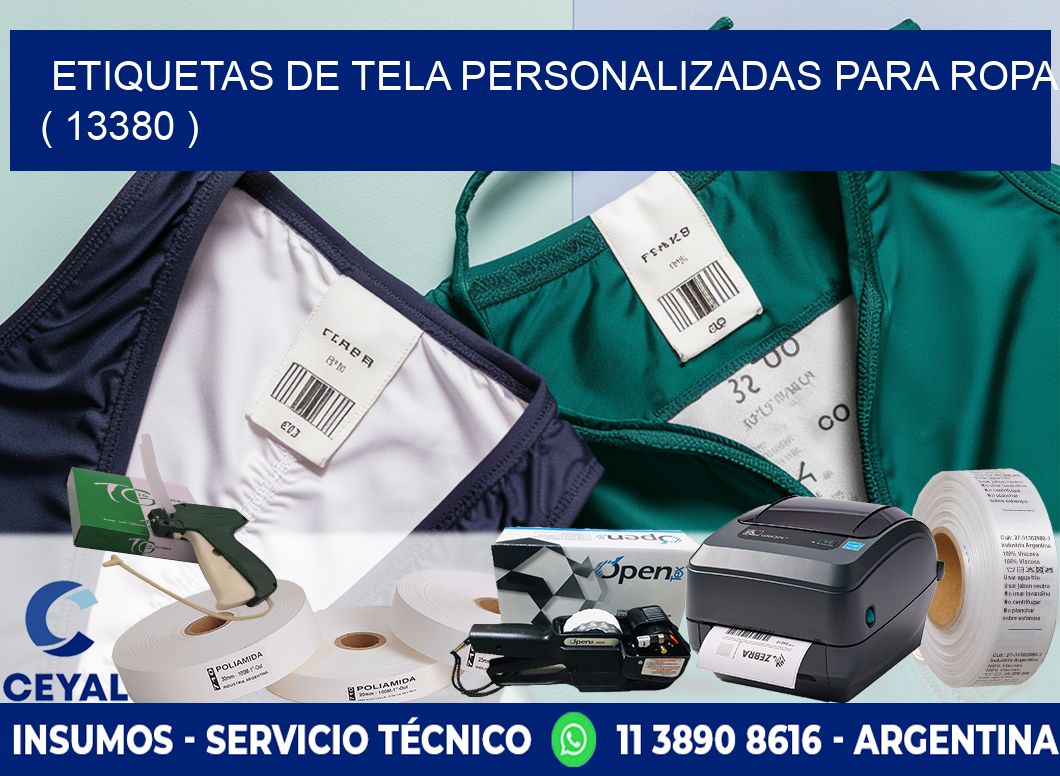 ETIQUETAS DE TELA PERSONALIZADAS PARA ROPA ( 13380 )