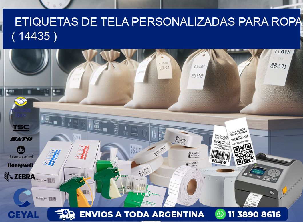 ETIQUETAS DE TELA PERSONALIZADAS PARA ROPA ( 14435 )