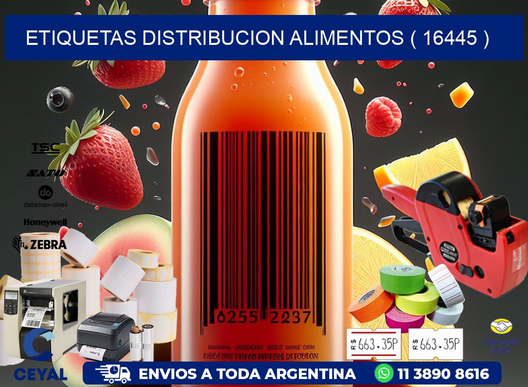 ETIQUETAS DISTRIBUCION ALIMENTOS ( 16445 )