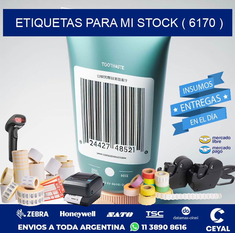 ETIQUETAS PARA MI STOCK ( 6170 )