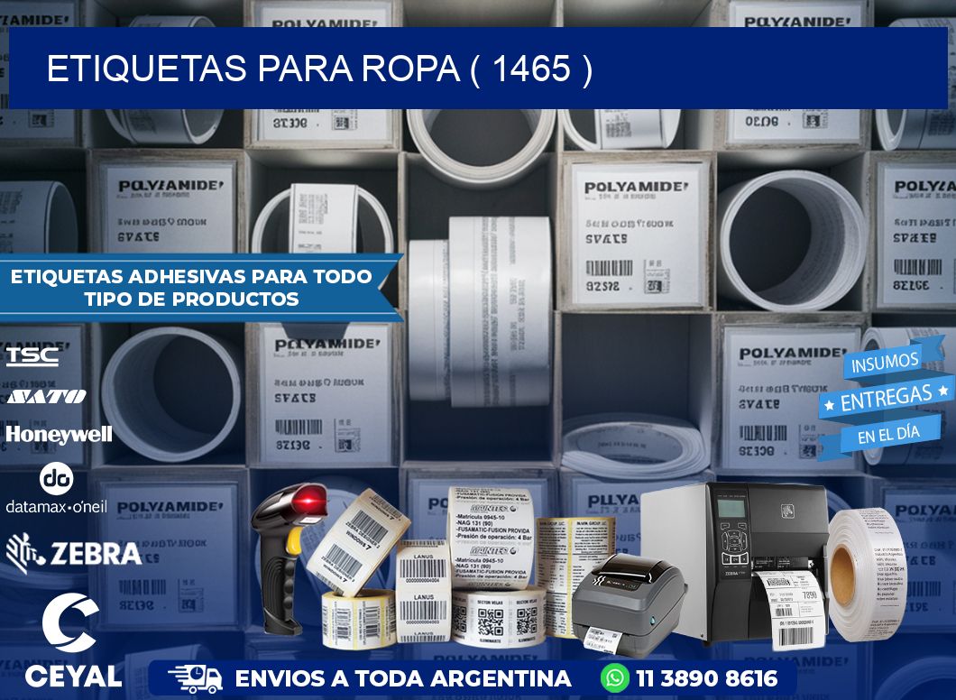 ETIQUETAS PARA ROPA ( 1465 )