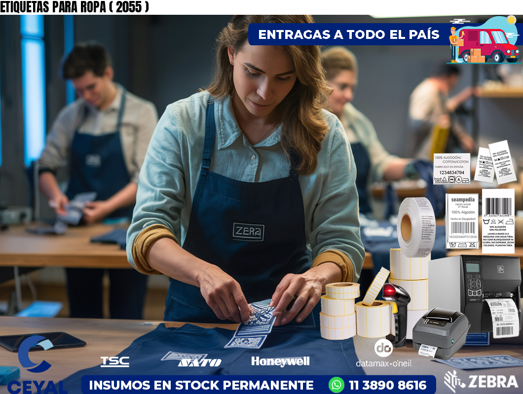 ETIQUETAS PARA ROPA ( 2055 )