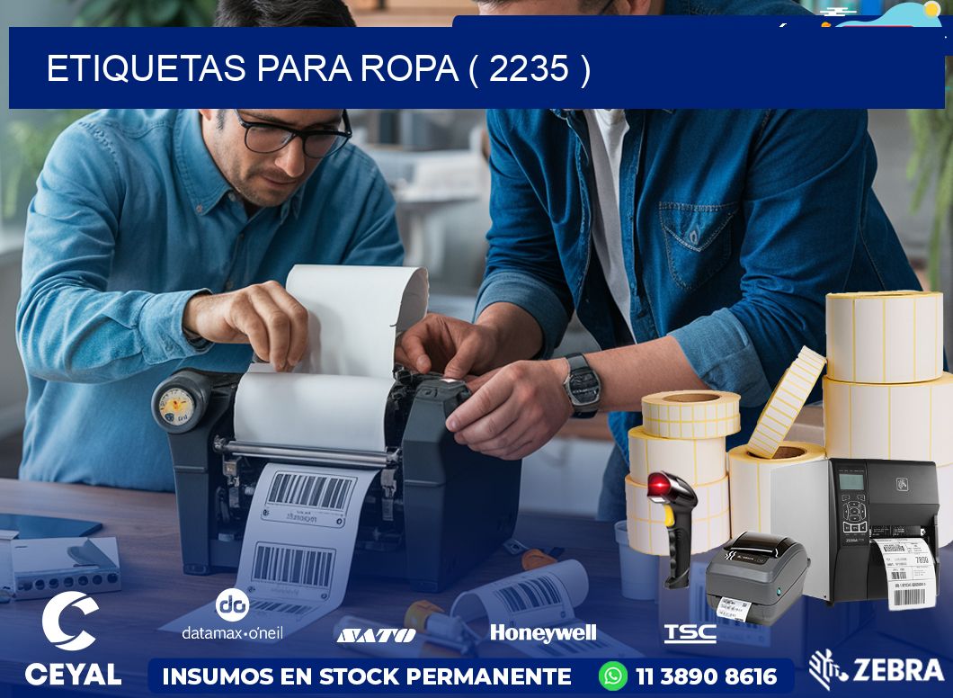ETIQUETAS PARA ROPA ( 2235 )