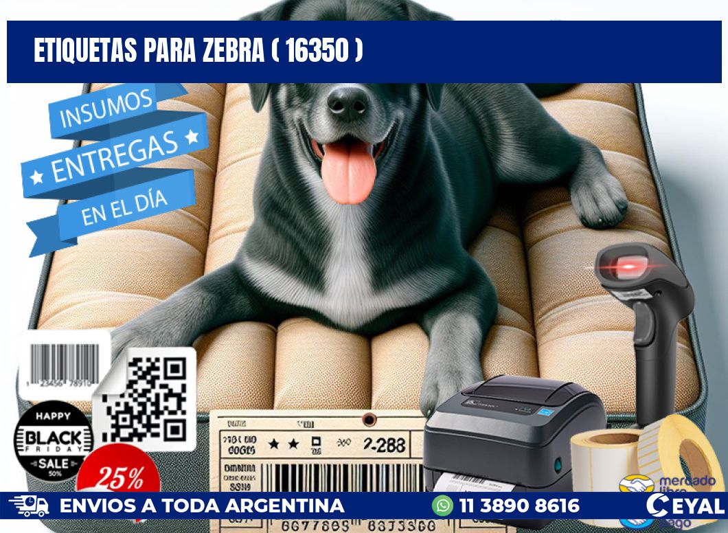 ETIQUETAS PARA ZEBRA ( 16350 )