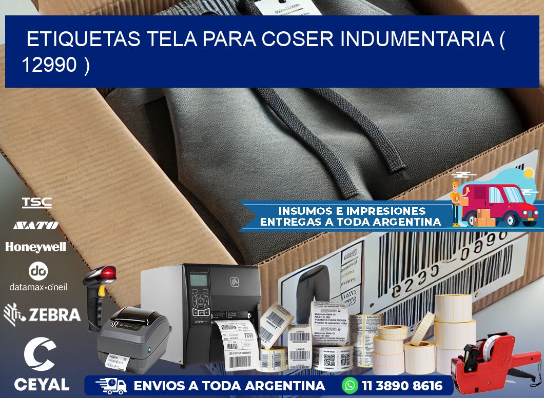 ETIQUETAS TELA PARA COSER INDUMENTARIA ( 12990 )