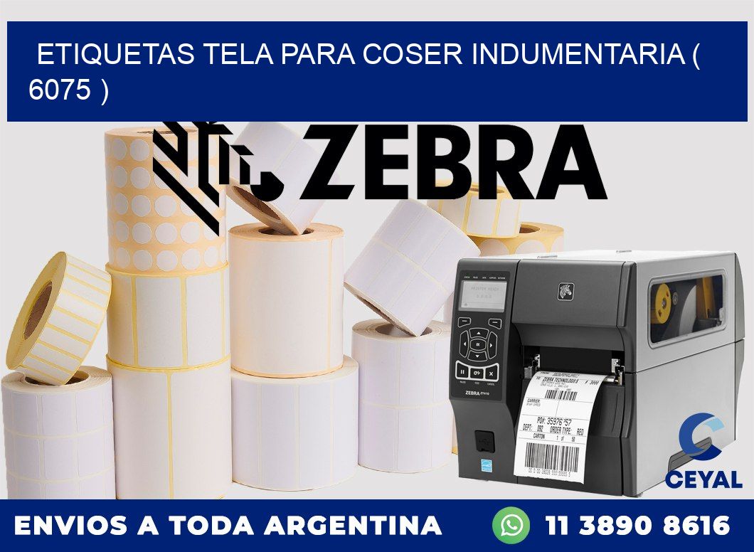 ETIQUETAS TELA PARA COSER INDUMENTARIA ( 6075 )
