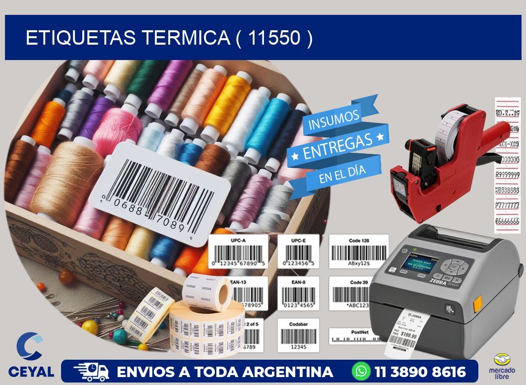 ETIQUETAS TERMICA ( 11550 )