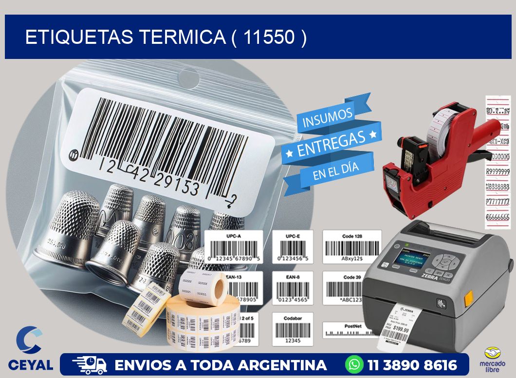ETIQUETAS TERMICA ( 11550 )