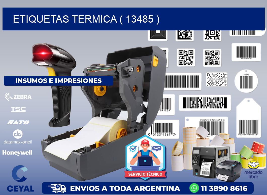 ETIQUETAS TERMICA ( 13485 )