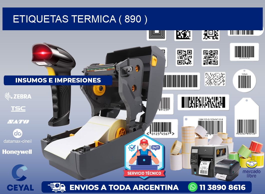 ETIQUETAS TERMICA ( 890 )