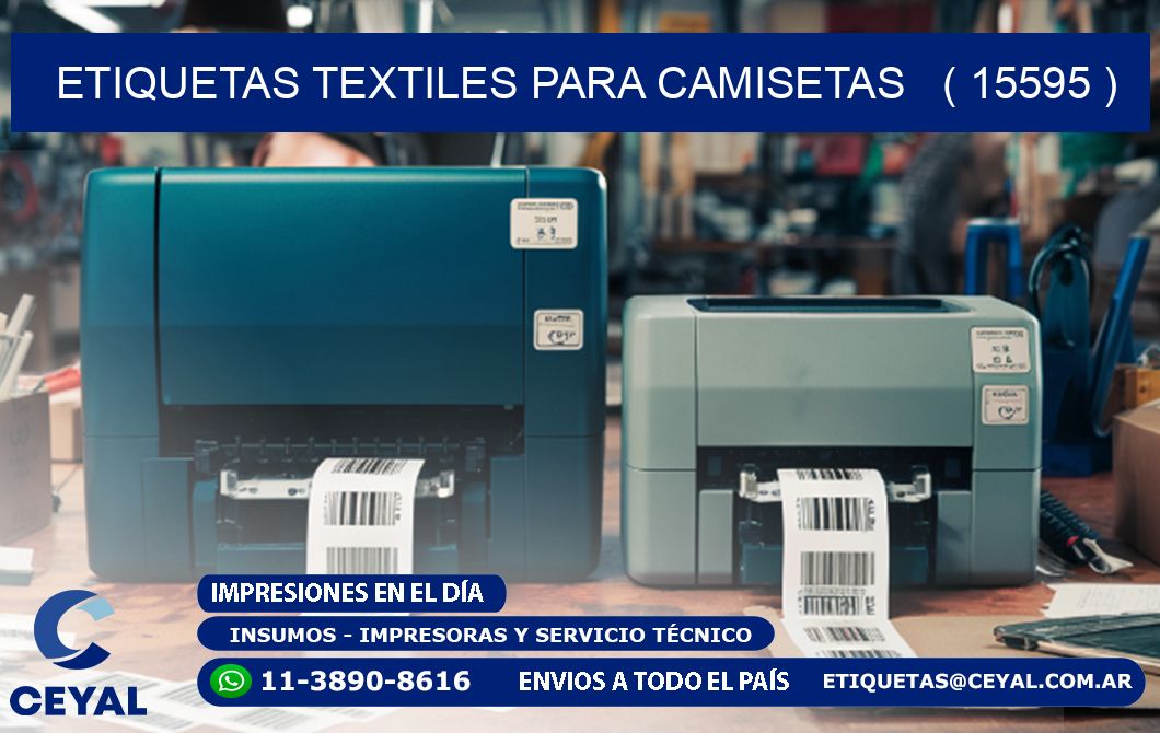 ETIQUETAS TEXTILES PARA CAMISETAS ( 15595 )