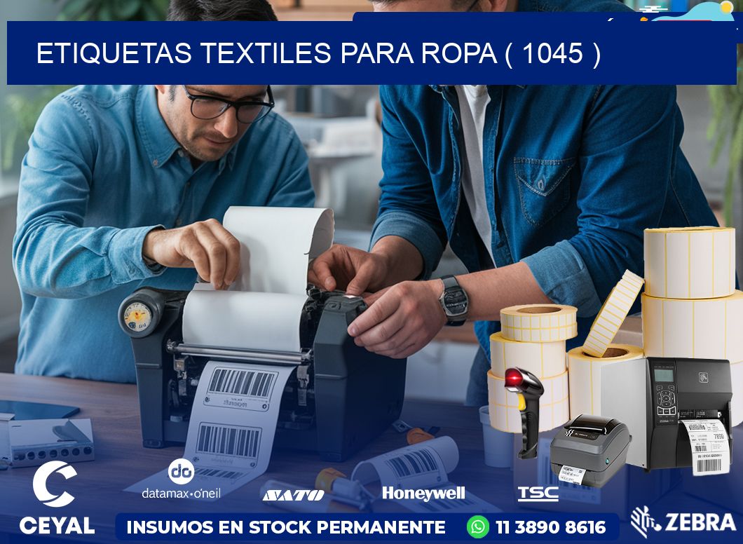 ETIQUETAS TEXTILES PARA ROPA ( 1045 )